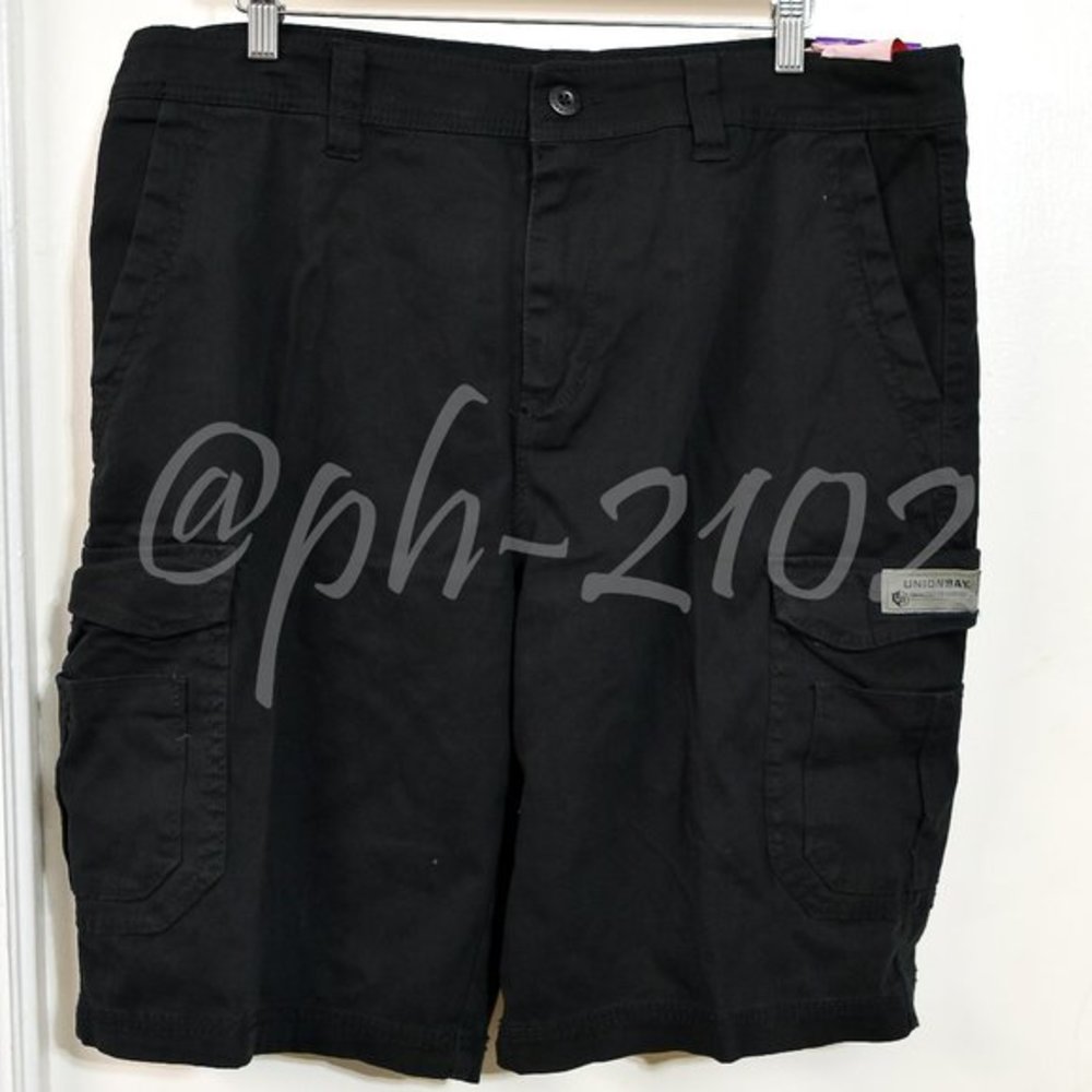 Unionbay‎ Men's Cargo Shorts BLACK